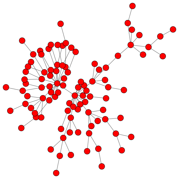 Example of a Scale-Free Network